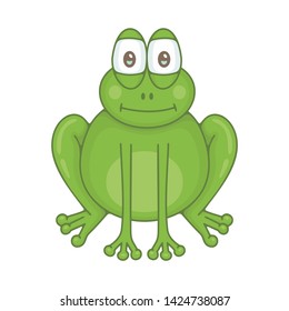 Frog. isolated on white background