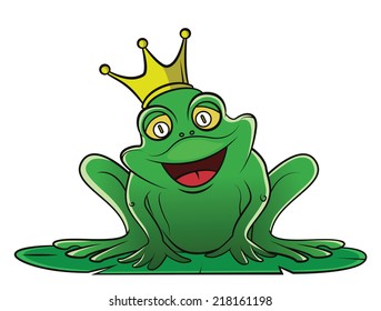 Vector Logo King Frog Gold Crown Stock Vector (Royalty Free) 1788739409 ...