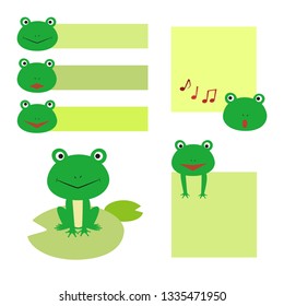 frog label collection