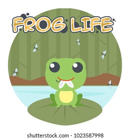 frog Life Illustration