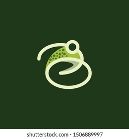 Frog Line Animal Modern Creative Logo