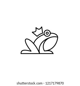 frog line black  logo icon designs vector illustration