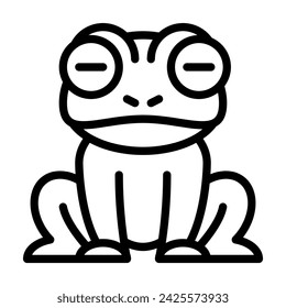 frog line icon. Perfect for graphic design, mobile, UI, and web masterpieces
