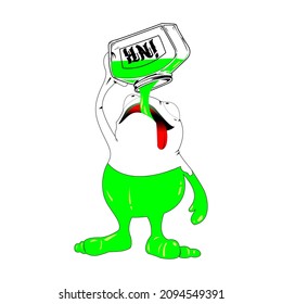 FROG Logo design inspiration,design element for logo,poster,card,benner,emblem,t shirt,vector illustration