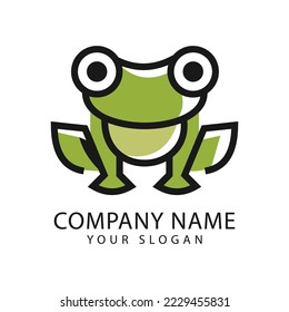 Frog Logo Design Template image