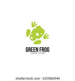 Frog Logo Design Vector