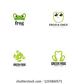 Frog Logo Design Vector