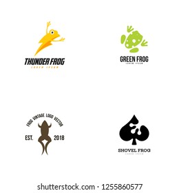 Frog Logo Design Vector