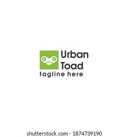 Frog Logo Design Vector Symbol Toad