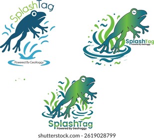 frog logo design. you can use any suitable business.