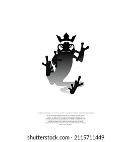 Frog logo design for your illustration