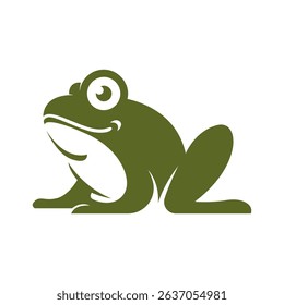 Frog logo icon design template