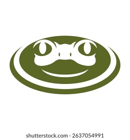 Frog logo icon design template