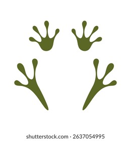 Frog logo icon design template