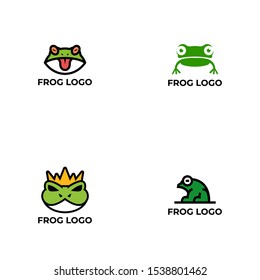 Frog Logo and Icon Design Vector for Any Purpose