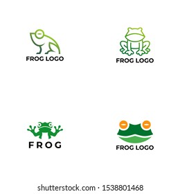 Frog Logo and Icon Design Vector for Any Purpose