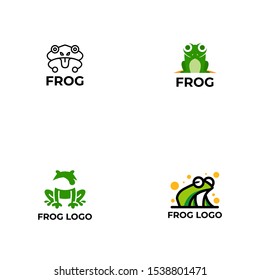 Frog Logo and Icon Design Vector for Any Purpose