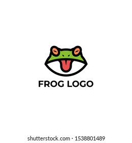 Frog Logo and Icon Design Vector for Any Purpose