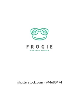 frog logo icon simple modern