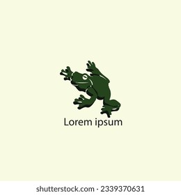 frog logo illustration vector eps 10