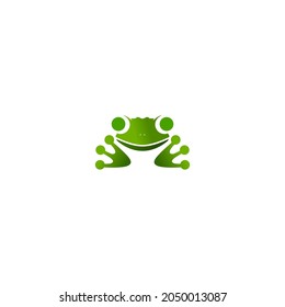 frog logo simple clean and elegance