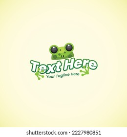 Frog Logo Template Full Vector