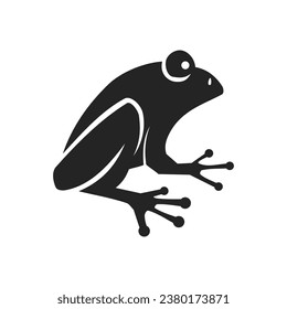 frog logo template Isolated. Brand Identity. Icon Abstract Vector graphic