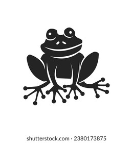 frog logo template Isolated. Brand Identity. Icon Abstract Vector graphic