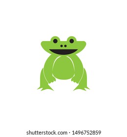Frog logo template vector icon design