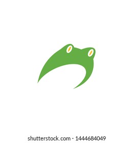 Frog Logo Template vector illustration