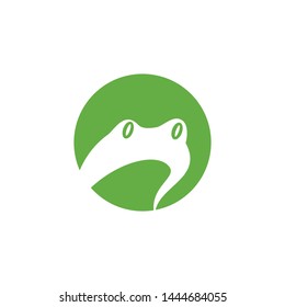 Frog Logo Template vector illustration