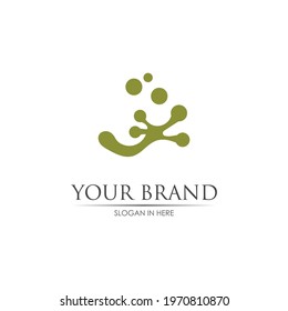 Frog Logo Template vector illustration design
