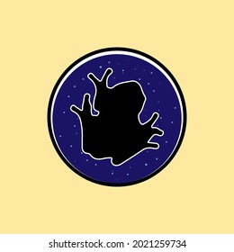 frog logo template. vector illustration