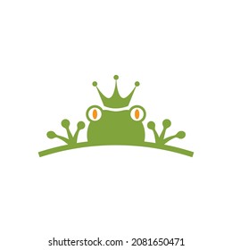 Frog Logo Template vector illustration design