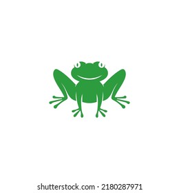 Frog Logo Template vector illustration design 