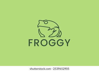 frog logo vector icon illustration