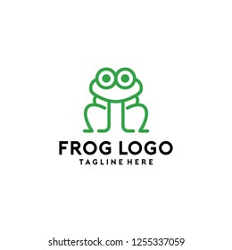 Frog Logo Vector Template