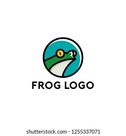 Frog Logo Vector Template