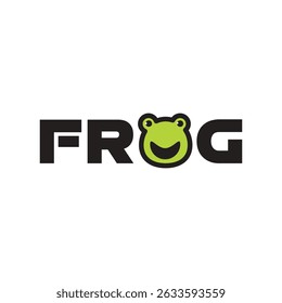 FROG logo: A vibrant and playful logo design featuring the word "FROG" with a charming frog icon.