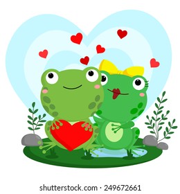 Frog in Love