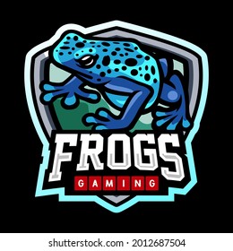 Frog Mascot. Esport Logo Design