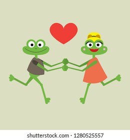 Frog Mascot Illustration Vector