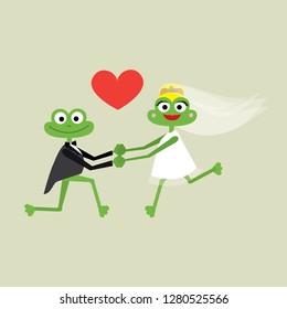Frog Mascot Illustration Vector