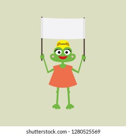 Frog Mascot Illustration Vector