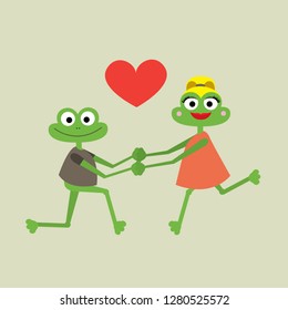 Frog Mascot Illustration Vector