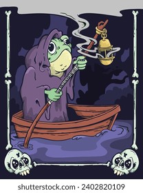 Frog Mystic in the Swamp of Nightmares