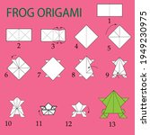 Frog Origami step by step. Can Jump and easy to make it.