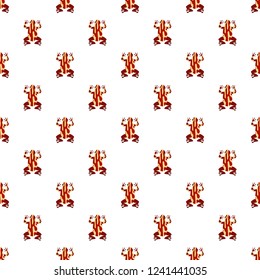 Frog pattern seamless vector repeat for any web design