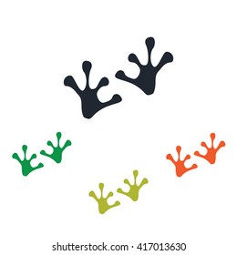 Frog paw print icon
