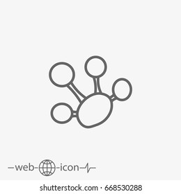 frog paw print vector icon